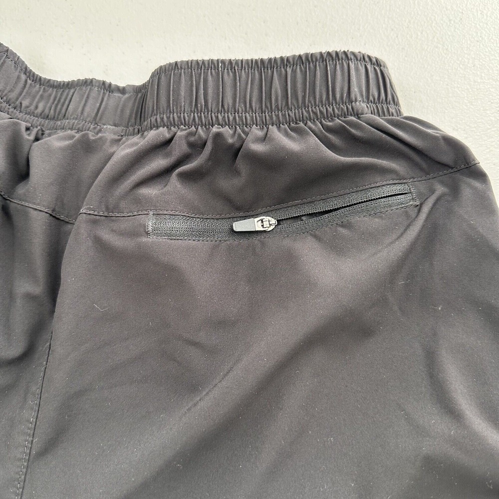 Athlio Mens Black Running Shorts Size S Breathable Polyester & Elastane Fabric W - Picture 10 of 10